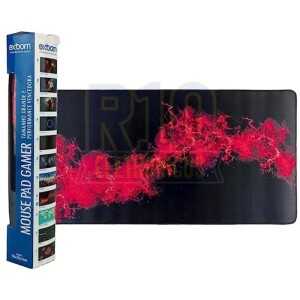 MOUSE PAD GAMER EXBOM 7035 (RAIO VERMELHO)