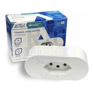 TOMADA WIFI ATEK ALPHA 900 PRO 20A BIVOLT ALEXA/GOOGLE ASSISTENTE