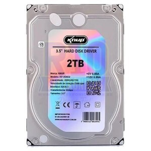 HD INTERNO 2TB PC KNUP KP-HD832 SATA3 6GBPS 7200RPM 3.5