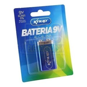 BATERIA 9V ALCALINA KNUP KP-AK9V 6LR61