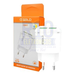 FONTE USB A'GOLD CA01 3.1A 