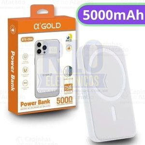 POWER BANK 5000MAH A'GOLD BTE-06A MAGSAFE 7.5W MAGSAFE 