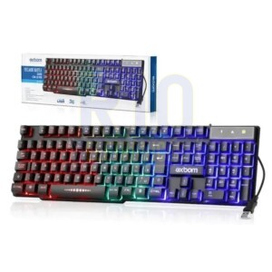 TECLADO EXBOM USB SEMI-MECANICO BK-151C