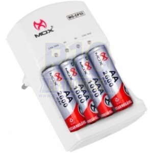 CARREGADOR DE PILHA MOX CP53 MISTO AA/AAA
