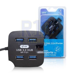 HUB USB 4 PORTAS KP-T121/A USB 3.0