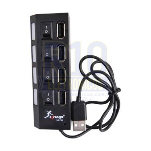 HUB USB KNUP 4 PORTAS HB-T63