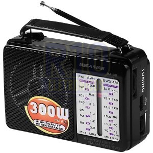 RADIO AM/FM MEGA STAR RA38