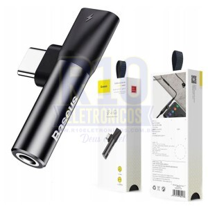 ADAPTADOR PARA FONE USB-C P/P2+CARGA BASEUS L41 CATL41-01