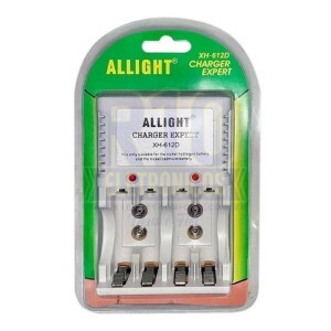 CARREGADOR DE PILHA ALLIGHT A-612 S/PILHA BIVOLT