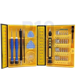 KIT FERRAMENTAS MULTIUSO LUATEK LWJ-103 PARA REPAROS ELETRÔNICOS