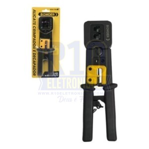ALICATE DE CRIMPAR E DESCASCAR BOMDER BOM-1701