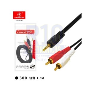 CABO DE AUDIO P2 X 2RCA KAPBOM KAP-AV-12