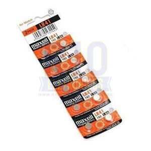 BATERIA LR41 MAXELL ALCALINA 192 1.5V CARTELA C/10