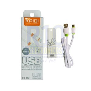 CABO USB TIPO-C KAIDI KD-39C 1M CARREGAMENTO RÁPIDA