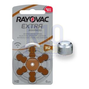 BATERIA 312 RAYOVAC EXTRA CARTELA C/6