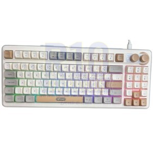 TECLADO GAMER KNUP TE146 LED RGB MULTIMÍDIA